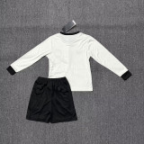 2025 Germany 125Th  Anniversary White Kids Long Sleeve Soccer Jersey长袖童装