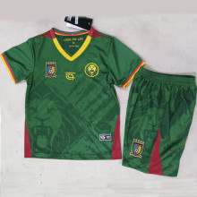 2025/26 Cameroon Home Green Kids Soccer Jersey