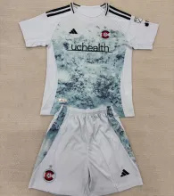 2025/26 Colorado Rapids Away Kids Soccer Jersey 科罗拉多急流
