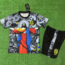 2025/26 Brazil Special Edition Kids Soccer Jersey