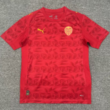 2025/26 Valencia Away Red Fans Soccer Jersey