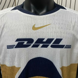 2025/26 Pumas UNAM Home White Player Version Soccer Jersey