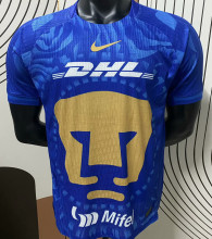 2025/26 Pumas UNAM Away Blue Player Version Soccer Jersey