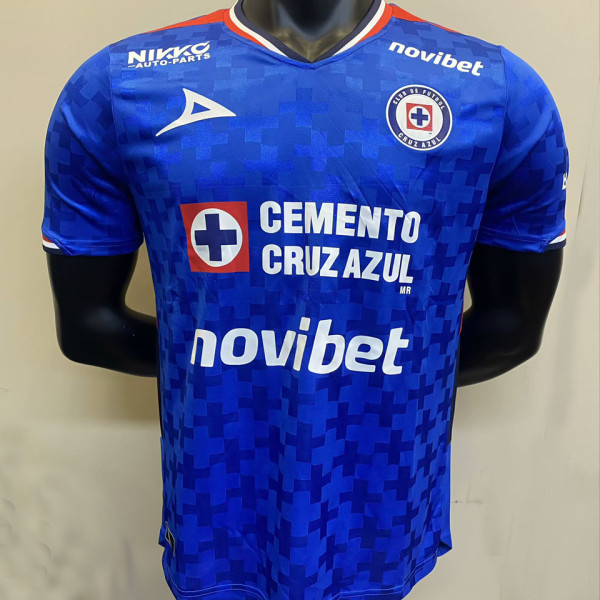 2025/26 Cruz Azul Home Blue Player Soccer Jersey