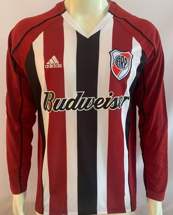 2005/06 River Plate Third Retro Long Sleeve Soccer Jersey