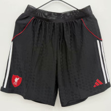 2025/26 LFC Away Black Player Version Shorts Pants 球员版
