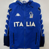2025/26 Italy Blue Retro Style Windbreaker