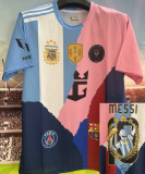 MESSI #10 Combine Version Fans Soccer Jersey