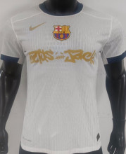 2024/25 BA x Travis Scott White Player Version Soccer Jersey   胸前 新 广告