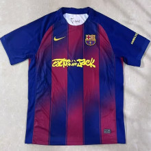 2025/26 BA x Travis Scott 1:1 Quality Home Fans Soccer Jersey 胸前新广告