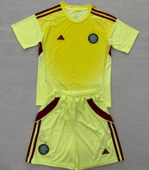 2025/26 Celtic Goalkeeper Kids Soccer Jersey