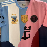 MESSI #10 Combine Version Fans Soccer Jersey