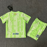 2024/25 BA x Travis Scott  Third Green Kids Soccer Jersey 胸前新广告