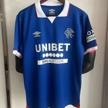 2025/26 Glasgow Rangers Home Blue Fans Soccer Jersey