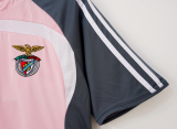 2007/08 Benfica Away Pink Retro Soccer Jersey