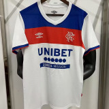 2025/26 Glasgow Rangers Away White Fans Soccer Jersey