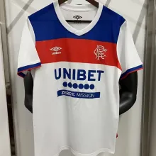 2025/26 Glasgow Rangers Away White Fans Soccer Jersey