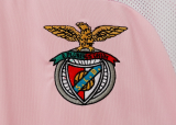 2007/08 Benfica Away Pink Retro Soccer Jersey