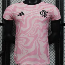 2023 Flamengo Pink Player Version Soccer Jersey