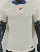 2025/26 France Away White Player Version Soccer Jersey