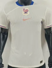 2025/26 France Away White Player Version Soccer Jersey