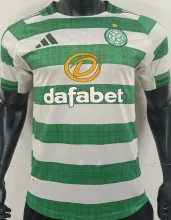 2025/26 Celtic Home Player Version Soccer Jersey