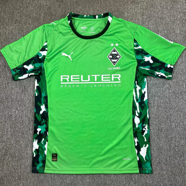 2025/26 Monchengladbach Away Green Fans Soccer Jersey