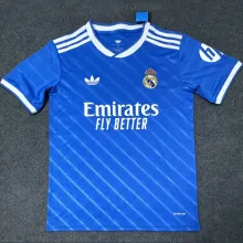 2025/26 RM Third Blue Fans Soccer Jersey 有歪纹