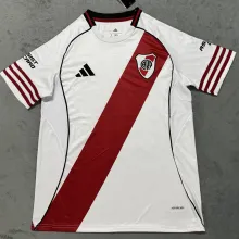 2025/26 River Plate Home White Fans Soccer Jersey