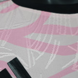 Familia #10 Flamengo Pink Player Version Soccer Jersey 2023 带胸前广告 球员版