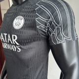 2024/25 PSG 4Th Black Player Version Soccer Jersey