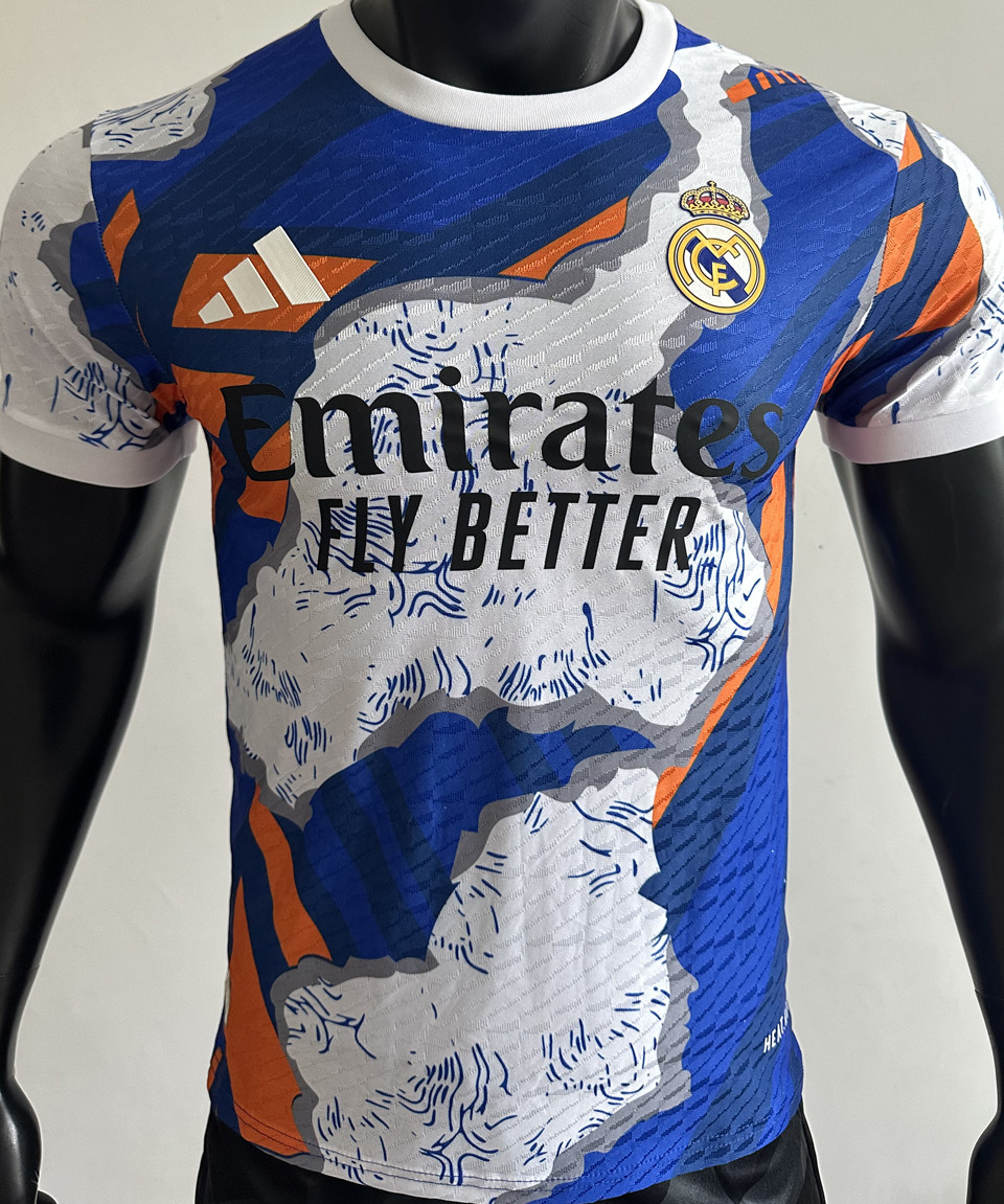 2025/26 RM Third Blue Player Version Soccer Jersey