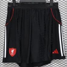 2025/26 LFC Away Black Player Version Shorts Pants 球员版