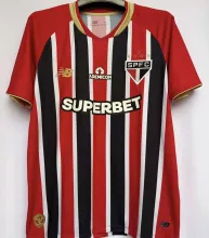 2025/26 Sao Paulo 1:1 Quality Away Fans Soccer Jersey