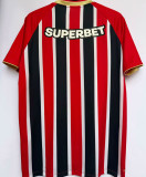 2025/26 Sao Paulo 1:1 Quality Away Fans Soccer Jersey