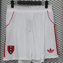 2025/26 AA Home White Player Version Shorts Pants 球员版