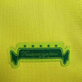 2006 Brazil Home Yellow Retro Long Sleeve Soccer Jersey