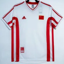 1998 CFA White Retro Soccer Jersey