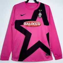 2011/12 JUV Away Pink Retro Long Sleeve Soccer Jersey