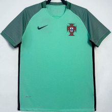 2016 Portugal Away Retro Soccer Jersey