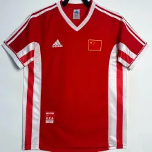 1998 CFA Red Retro Soccer Jersey
