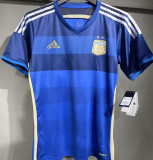 2014 Argentina Away Retro Player Version Soccer Jersey