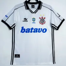 1999 Corinthians Home White Retro Jersey