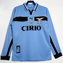 1998/1999 Lazio Home Retro Long Sleeve Soccer Jersey