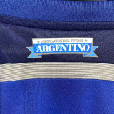 2014 Argentina Away Retro Player Version Soccer Jersey