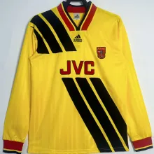 1993/94 ARS Away Yellow Retro Long Sleeve Soccer Jersey