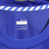 2008/2009 M Utd Third Blue Retro Player Version Long Sleeve Jersey 球员版长袖