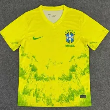 2025/26 Brazil Yellow Special Edition Fans Soccer Jersey