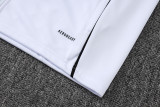 2025/26 M Utd White Kids Jacket Tracksuit