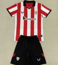 2025/26 Bilbao AT Home Kids Soccer Jersey